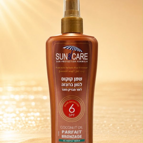 שם: שמן קוקוס לגוון ברוזנה 6 – 200 מ"ל SPF