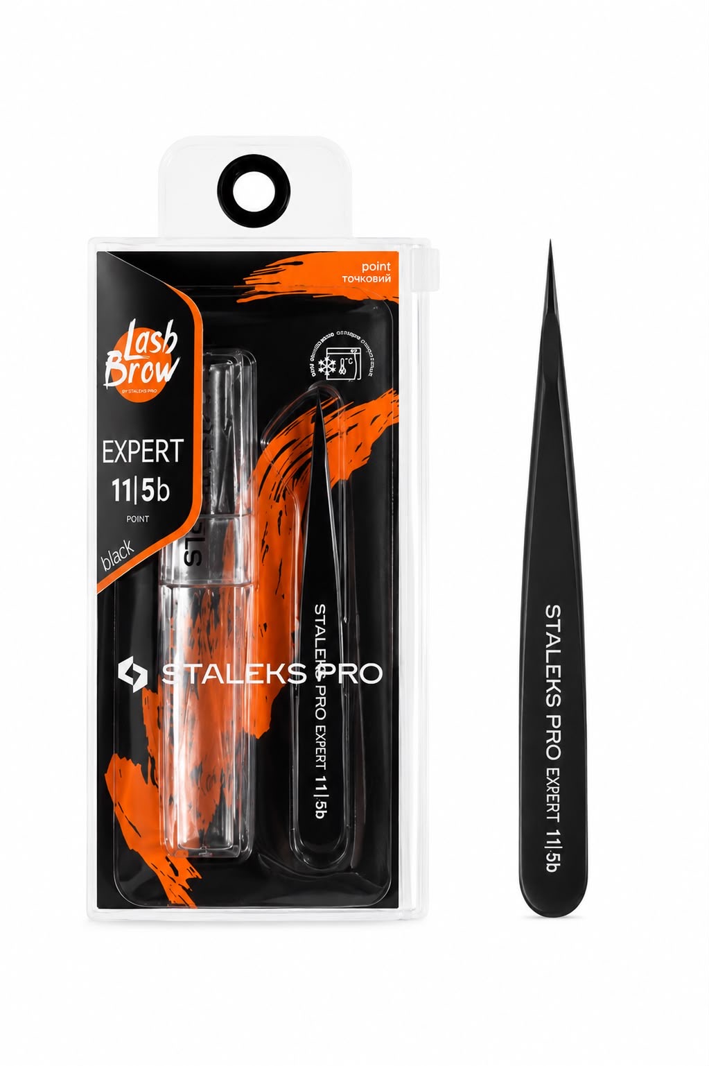 שם: פינצטה מקצועית לגבות סטאלקס STALEKS PRO EXPERT 11/5B – חוד POINT