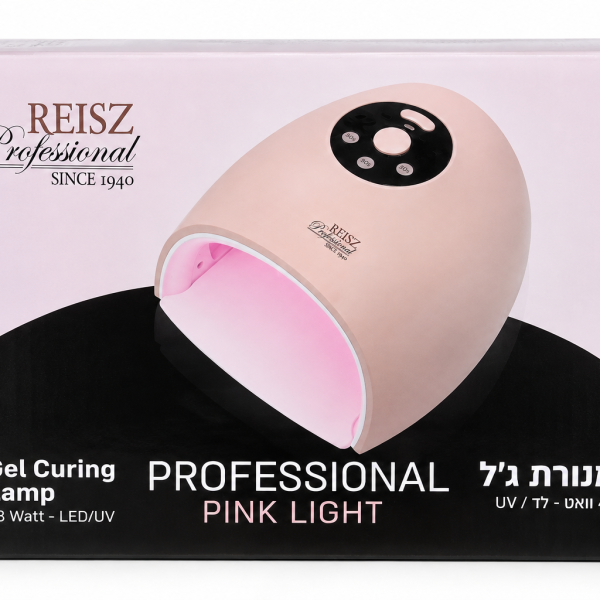 מנורת ייבוש ג׳ל מקצועית REISZ Professional – Pink Light, 48W